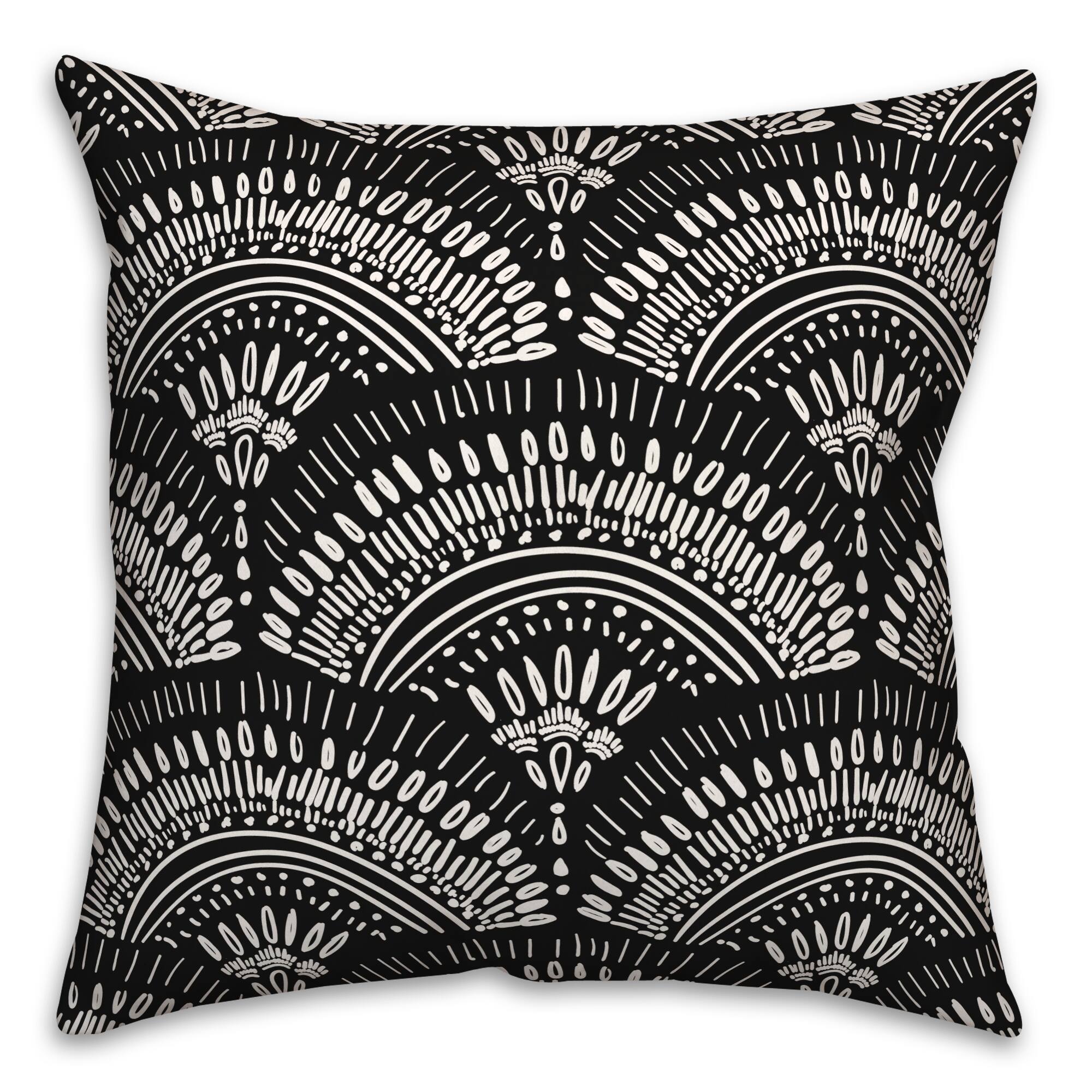 Bohemian Sketch Indoor/Outdoor Throw Pillow